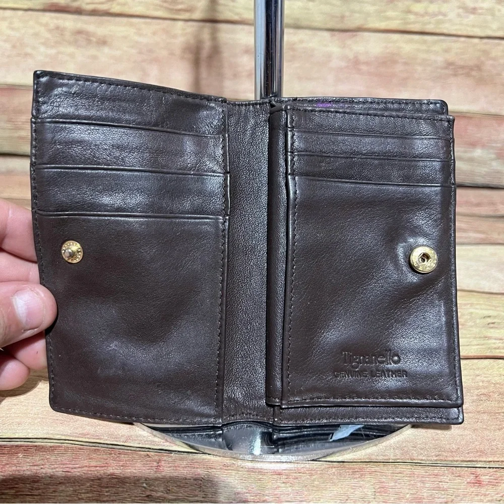 Tignanello Brown Leather Wallet